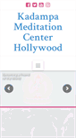 Mobile Screenshot of meditateinhollywood.org