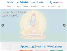 Tablet Screenshot of meditateinhollywood.org